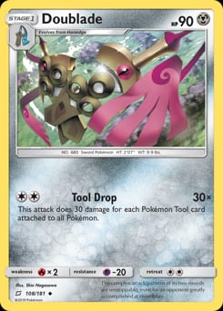 Team Up Doublade #108 card