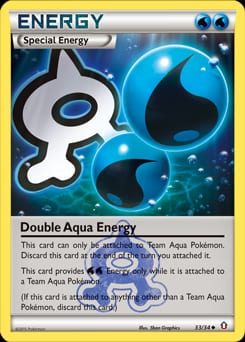 Double Crisis Double Aqua Energy #33 card