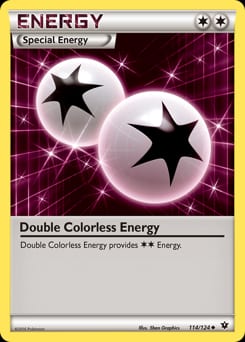Fates Collide Double Colorless Energy #114 card
