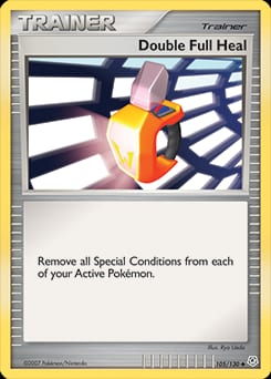 Diamond & Pearl Double Full Heal #105 card