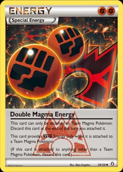 Double Crisis Double Magma Energy #34 card