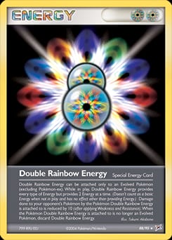 2004 Team Magma vs Team Aqua Double Rainbow Energy #88 card