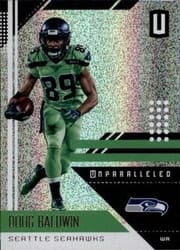 2018 Panini Unparalleled Base Set Doug Baldwin #180 card