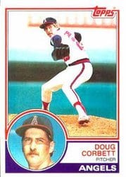 1983 Topps Base Set Doug Corbett #27 card