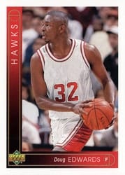 1993-94 Upper Deck Base Set Doug Edwards #158 card