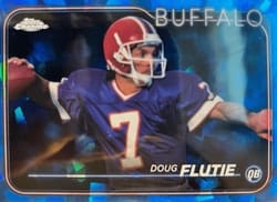 2024 Topps Chrome Sapphire Edition Base Set Doug Flutie #10 card