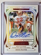 2025 Panini National Treasures Collegiate Treasured Moments Signatures Doug Flutie #9 card