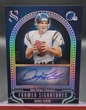 2025 Panini Silhouette Framed Signatures Doug Flutie #29 card