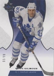2019-20 Upper Deck Ultimate Collection Base Set Doug Gilmour #77 card