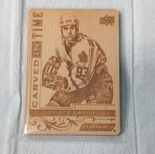 2024-25 Upper Deck Engrained Icons Carved in Time Doug Gilmour #CT-DG card