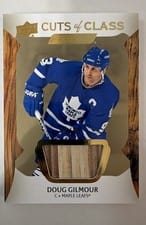 2024-25 Upper Deck Engrained Icons Cuts of Class Relics Doug Gilmour #CC-DG card
