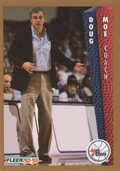 1992-93 Fleer Base Set Doug Moe #173 card