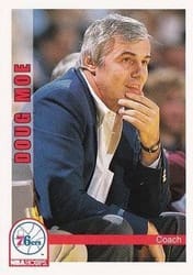 1992-93 Hoops Base Set Doug Moe #258 card