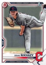 2021 Bowman Draft Base Set Doug Nikhazy #BD-143 card