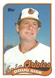 1989 Topps Base Set Doug Sisk #13 card