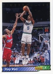 1992-93 Upper Deck Base Set Doug West #103 card