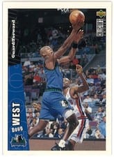 1996-97 Collector's Choice Base Set Doug West #283 card