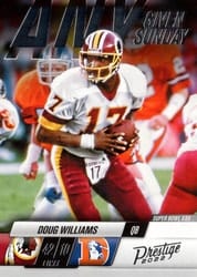2022 Panini Prestige Any Given Sunday Doug Williams #5 card