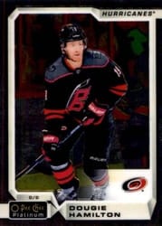 2018-19 O-Pee-Chee Platinum Base Set Dougie Hamilton #66 card