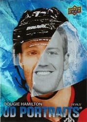 2025-26 Upper Deck UD Portraits Dougie Hamilton #P-16 card