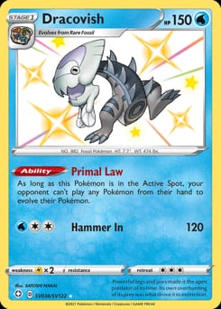 2021 Shining Fates Shiny Vault Dracovish #SV036 card