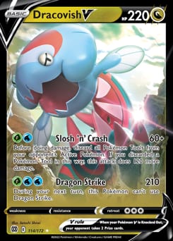 Brilliant Stars Dracovish V #114 card