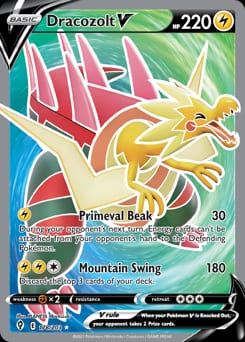 Evolving Skies Dracozolt V #178 card
