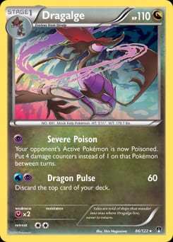 2016 BREAKpoint Dragalge #86 card