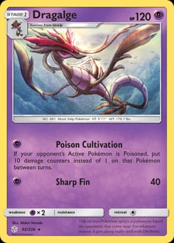 Cosmic Eclipse Dragalge #92 card