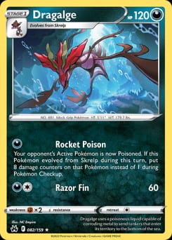 Crown Zenith Dragalge #82 card