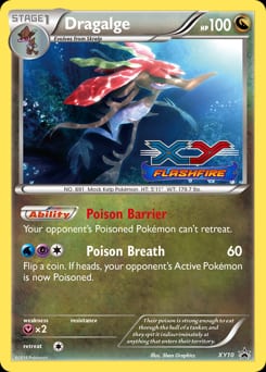 XY Black Star Promos Dragalge #XY10 card