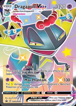 SWSH Black Star Promos Dragapult VMAX #SWSH097 card