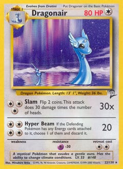 Base Set 2 Dragonair #22 card