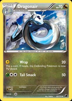 2013 Plasma Freeze Dragonair #82 card