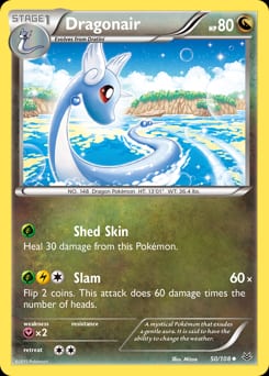 2015 Roaring Skies Dragonair #50 card