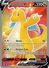Evolving Skies Dragonite V #191 card