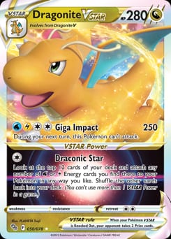 Pokémon GO Dragonite VSTAR #50 card