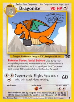 Wizards Black Star Promos Dragonite #5 card