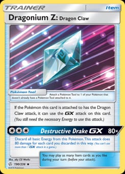 Cosmic Eclipse Dragonium Z: Dragon Claw #190 card