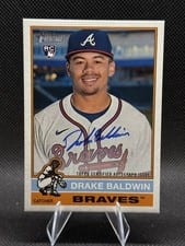 2025 Topps Heritage Real One Autographs Drake Baldwin #ROA-DBA card