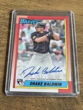 2025 Topps Update 1990 Topps Baseball Autographs Drake Baldwin #90AU-DB card