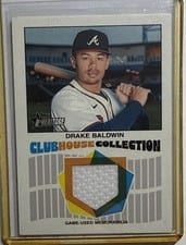 2026 Topps Heritage Clubhouse Collection Relics Drake Baldwin #CCR-DB card