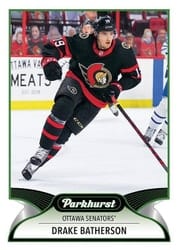 2021-22 Parkhurst Base Set Drake Batherson #12 card