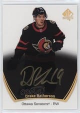 2022 SP Authentic 2021 Update Drake Batherson Mystery Black Autograph #9 card