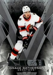2025-26 Upper Deck Black Diamond Base Set Drake Batherson #BDB-DB card