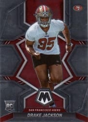 2022 Panini Mosaic Base Set Drake Jackson #394 card