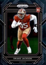 2022 Panini Prizm Base Set Drake Jackson #396 card