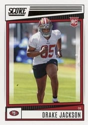 2022 Score Base Set Drake Jackson #316 card