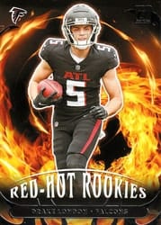 2022 Donruss Red Hot Rookies Drake London #RHR-3 card