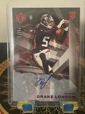 2022 Panini Chronicles Gridiron Kings Signatures Drake London #GK-6 card